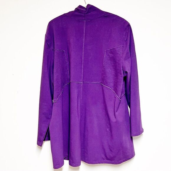 NWT Habitat 28913 One-Button Shawl Jacket Plum Sz XXL/XXL Host pick - Picture 3 of 9